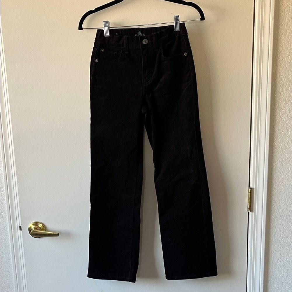 ThereAbouts Kids Corduroy jeans Size 10 Black GUC